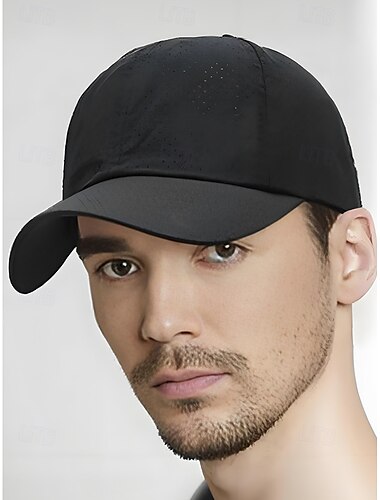  Herre Solhatt Baseballhatt Topphette Svart Hvit Himmelblå polyester Daglig Stilfull Sommer Vår Høst
