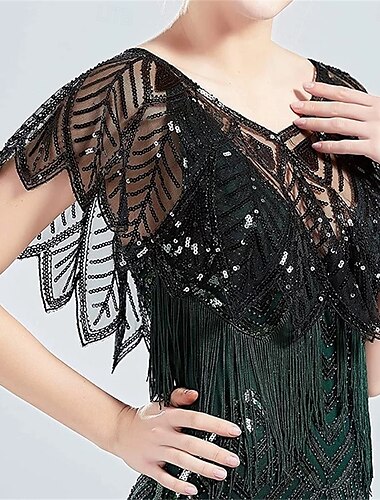  Damenumhang Elegant Sonnenschutz Kurzarm Spitze Hochzeit Schals Mit Kristalle Für Formell Sommer