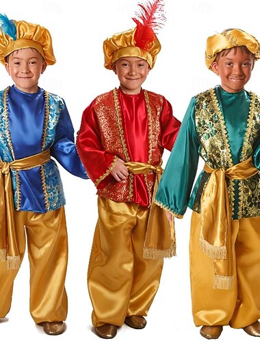  Παραμύθι Χίλιες και Μία Νύχτες Πρίγκηπας Aladdίντσες Στολές Ηρώων Σύνολα Χαρακτήρες παραμυθιού Παραδοσιακό Στολές Ηρώων Ταινιών for Αγορίστικα Παιδικά Απόκριες Παγκόσμια Ημέρα Βιβλίου