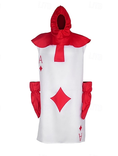  Alice in Wonderland Sprookje Speelkaartsoldaatjes Cosplay kostuum Onesie-kostuum Verhaalboekpersonages Cosplay Film cosplay for Voor heren Dames Jongens Kinderen Volwassenen Halloween Carnaval