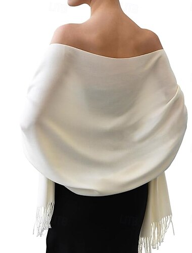  Pashmina Shawl Wraps Cashmere Feel Blanket Scarves Fashion Scarf for Women Evening Wedding Bridesmaid Gifts