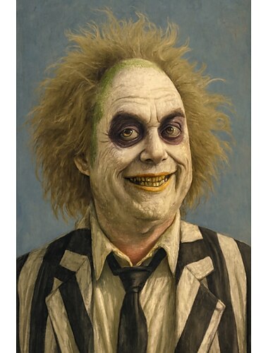  Elokuva Beetlejuice Beetlejuice cosplay -hius synteettinen hius karnivaalipukuvarusteet Halloween-hiukset