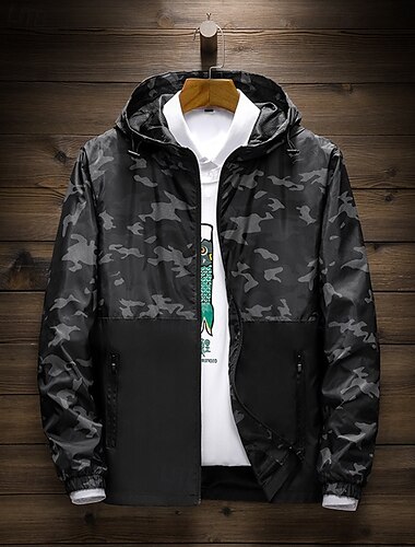  Hombre Chaqueta para senderismo Chaqueta rígida Al aire libre Impermeable Resistente al Viento Trajes de senderismo Ropa de senderismo Primavera Otoño Camiseta Caza Camping / Senderismo