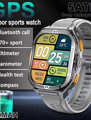  X5 Εξυπνο ρολόι 1.96 inch Έξυπνο ρολόι Bluetooth Υπενθύμιση Κλήσης Παρακολούθηση Δραστηριότητας Συσκευή Παρακολούθησης Καρδιακού Παλμού καθιστική υπενθύμιση Βρες τη Συσκευή Μου Συμβατό με Android iOS