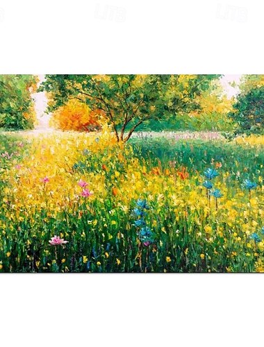  手作りの油絵キャンバス壁アート装飾ヨーロッパスタイルの風景田園風景秋の風景厚手のアートホームデコレーションロールフレームレス未延伸絵画