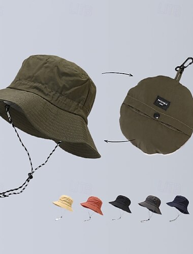  Cappello da sole Cappello a secchiello Cappello Compattabile Impermeabile Asciugatura Rapida Estate Unisex Pesca Attività