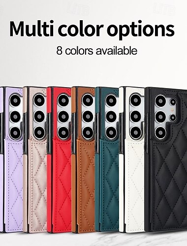  telefon Kılıf Na Samsung Galaxy S25 S25 Plus S25 Ultra S24 Ultra Plus S23 Ultra A55 5G A54 A72 A73 A52 Etui na karty portfela Stopka Gniazdo karty Odporny na wstrząsy Retro TPU Skóra PU