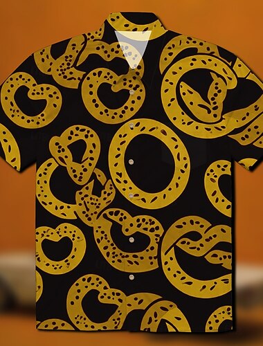  Oktoberfest Brezel Hawaii-Hemden Aloha-Hemd Bayerisch München Deutsch Grafik Für Herren Erwachsene Karneval Oktoberfestbier 3D-Druck Urlaub Party