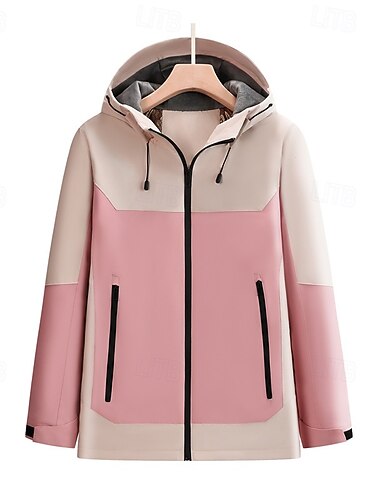  Női Softshell dzseki Planinarska jakna Külső Vízálló Szélbiztos Túrafelszerelések Túraruházat Tél Ősz Felsők Kempingezés / Túrázás / Barlangászat Futás Kollázs Rózsaszín Piros Zöld