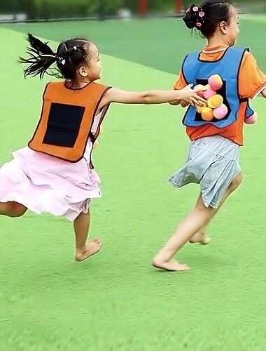  Set di giochi con palline adesive per il divertimento in famiglia - nylon resistente disponibile in vari colori, abbigliamento per giochi di gruppo all'aperto
