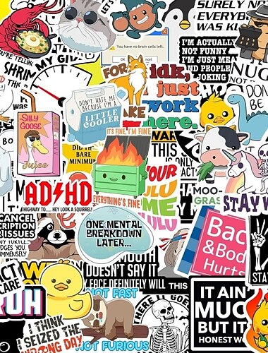  Sada 130 ks vtipných samolepek s rčením, voděodolných vinylových samolepek na notebook, telefon, kytaru, skateboard, kufr, scrapbooking, deník, zápisník, dětské hračky, dekorace