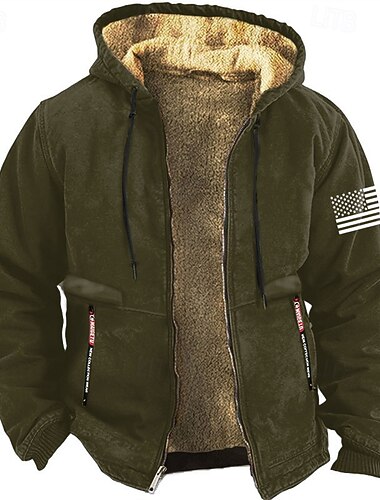  4 juli 2026 250ste Memorial Day Mannen Vintage Retro Amerikaanse Vlag Crew Neck Lange Mouwen Hoodie Sweatshirt Buiten Dagelijks