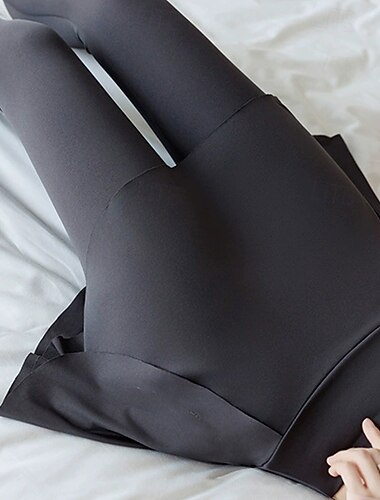  نسائي طماق سكورت كاجوال رياضية مكتمل الطول مرتفع سهل مرونة الخصر مريح شارع مناسب للعطلات مناسب للبس اليومي أسود لون الرماد الخريف عادي