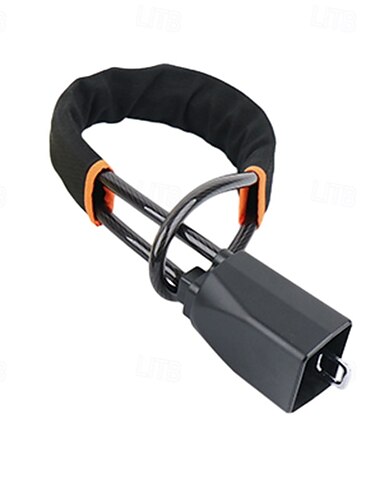  מנעול הגה לרכב נעילת חגורת בטיחות נגד גניבה מתכוונן מוט אבטחה נגד גניבה עם כבל פלדה נשלף מנעול בטיחות לרכב להגנה על רכב