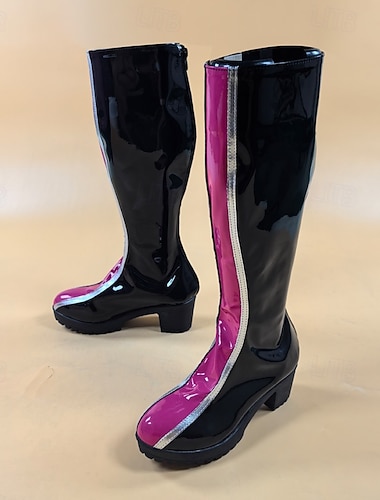 Caçadores de Demônios KPop Ídolo Rumi Huntrix Sapatos Botas Ocasiões Especiais Ídolo Virtual Cosplay filme for Mulheres Adulto Dia Das Bruxas Carnaval Espetáculo Comic Con Anime Expo