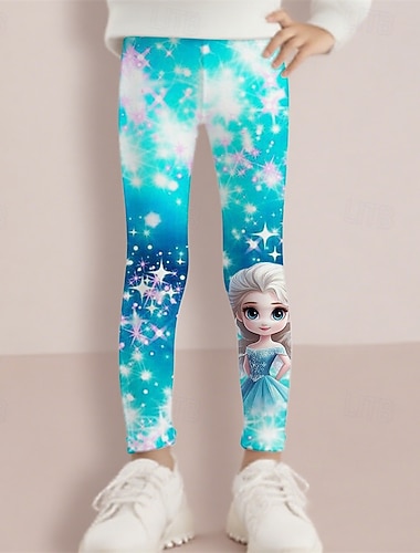 Девочки 3D Мультипликация Брюки Леггинсы Весна Осень Симпатичные Стиль Классический Дети 4-12 лет на открытом воздухе Повседневные Стандартный   Девочки 3D Мультипликация Брюки Леггинсы Весна Осень Симпатичные Стиль Классический Дети 4-12 лет на открытом воздухе Повседневные Стандартный