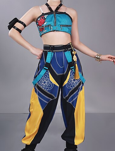  Koreansk idolinspireret Idol Popstjerne Kostume Flotte kostumer Virtuelt idol Film Cosplay for Dame Voksen Halloween Karneval Ydeevne Comic Con Anime Expo