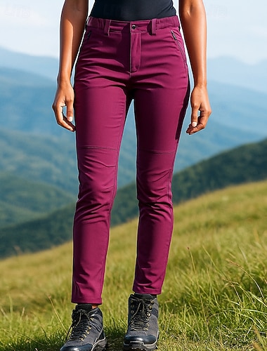 Női Planinarske hlače Vízálló nadrág Softshell nadrág Külső Normál Vízálló Szélbiztos Alsók Zseb Fekete Burgundi vörös Kempingezés és túrázás Futás S M L XL   Női Planinarske hlače Vízálló nadrág Softshell nadrág Külső Normál Vízálló Szélbiztos Alsók Zseb Fekete Burgundi vörös Kempingezés és túrázás Futás S M L XL