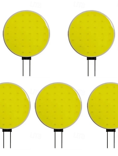  Λάμπα LED g4 cob dc12v 3w led λευκό ζεστό λευκό για φωτισμό τοίχου θαλάσσιου τροχόσπιτου, φωτισμού τροχόσπιτου 5 τεμάχια