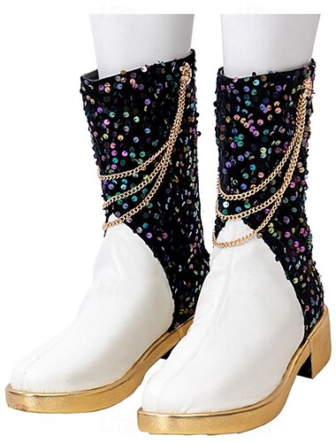  مستوحى من المعبود الكوري نجم البوب أحذية بووتس (أحذية) كوستيوم المعبود الافتراضي تأثيري الفيلم for نسائي بالغين عيد الرعب مهرجان أداء كوميك كون معرض الأنمي