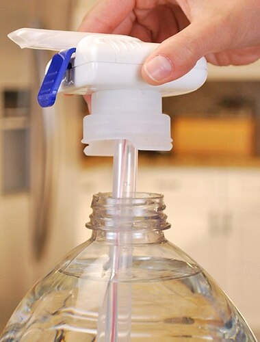  Getränkespender, automatischer elektrischer Strohhalm-Wasserspender mit Motor, Getränkespender vom Presstyp, tragbare Getränkepumpe, Haushaltsparty, Küchengerät