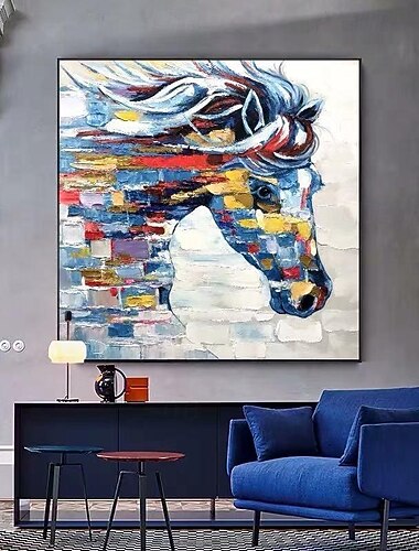  Venta al por mayor, gran tamaño, pintado a mano, arte de pared moderno, lienzo, decoración abstracta, pintura al óleo