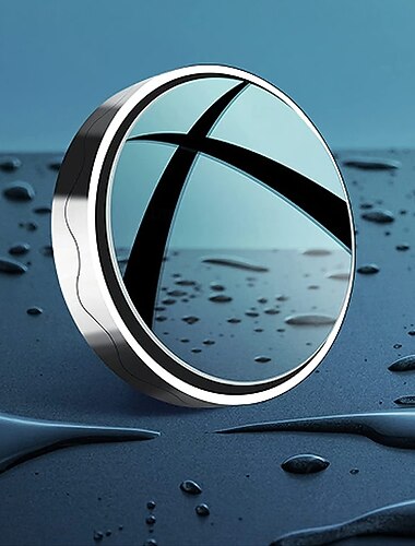  2 Stück Auto-Toter-Winkel-Spiegel, 360 Grad verstellbarer Weitwinkel-Rückspiegel mit Saugnapf, universeller runder Zusatzspiegel für Fahrsicherheit beim Parken