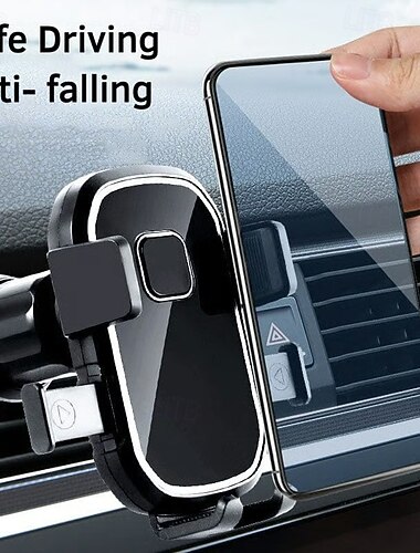 luftventil bilhållare universal justerbar instrumentbräda klämma på mobilstativ fordon bilnavigering säkert grepp smartphone-tillbehör enkel installation   luftventil bilhållare universal justerbar instrumentbräda klämma på mobilstativ fordon bilnavigering säkert grepp smartphone-tillbehör enkel installation