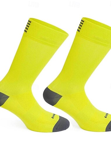  Sukat Pyöräilysukat Pyörän sukat Urheilusukat Retkeily ja vaellus Vaellus Ulkoliikunta Pyörä / Pyöräily Erittäin elastinen Mukava Hengittävä 1 pari Raita Kirjain ja numero Nylon Spandex Musta