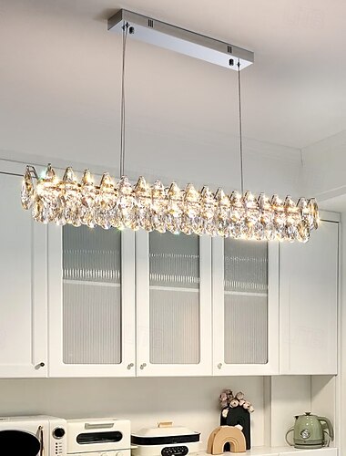  Lampada a sospensione di design dell'isola, 100 cm, metallo, stile moderno, isola in metallo, finiture verniciate galvanicamente, isola moderna