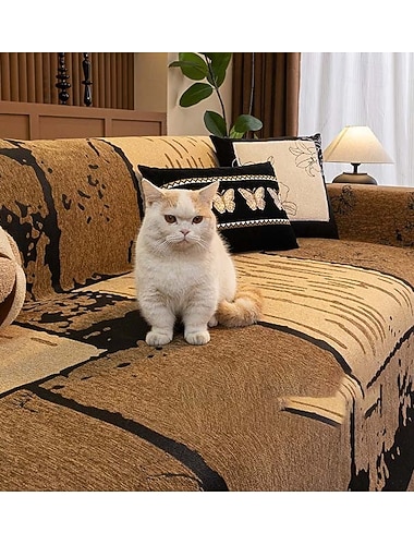  Chenille celoplošná deka na pohovku luxusní celoroční potah na pohovku jednolitý potah na pohovku