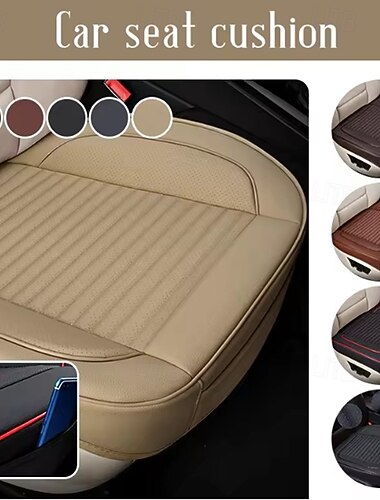  新しい高級車用レザークッション 3D立体フルサラウンドシングルシートカバー ウェアラブル通気性車内インテリアオールシーズン