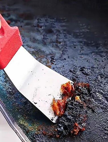  2 τεμάχια πολυλειτουργική ξύστρα καθαρισμού από ανοξείδωτο ατσάλι – καθαριστικό κενών κουζίνας, ξύστρα πάτου κατσαρόλας και μαχαίρι καθαρισμού