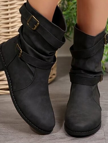  Vintage Polvisaappaat Naamiaispuku Naisten Muodollinen Loma Kausaliteetti Aikuiset Syksy Talvi