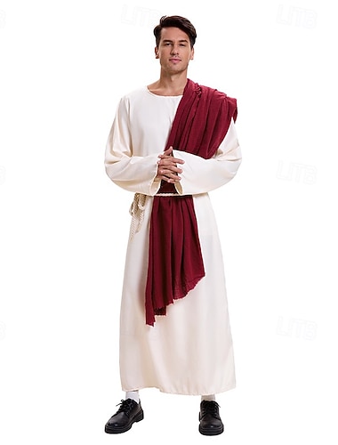  Ježíš předvečer Všech svatých Cosplay kostým cosplay Dospělé Pánské předvečer Všech svatých Mardi Gras Výkon Párty předvečer Všech svatých Jednoduché Halloweenské kostýmy Oblékněte se