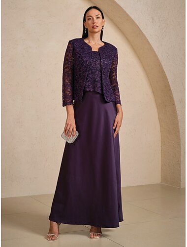  Dámské Krajkové topy Květinový Elegantní Večírek stylové Tričkový Běžné topy Lilková Podzim Zima