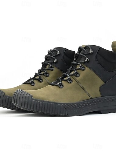  heren outdoor wandelschoenen waterdichte antislip trekkingschoenen casual hoge sneakers voor kamperen wandelen reizen