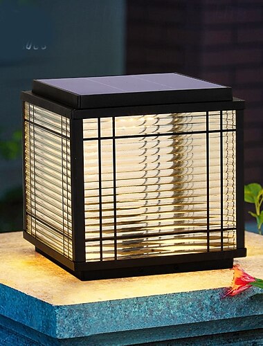  Lampada da esterno a LED, 30 cm, 1 luce, quadrata, per esterni, impermeabile, per cortile, per portico, patio, esterno, terrazza, garage, cortile, lanterne da esterno