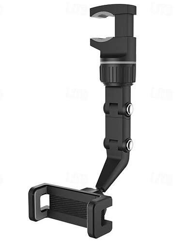  Multifunkční držák telefonu do zpětného zrcátka, držák do auta, nastavitelný navigační držák, mobilní stojan, klip na bezpečný otočný držák na palubní desku, příslušenství do vozidla, snadno