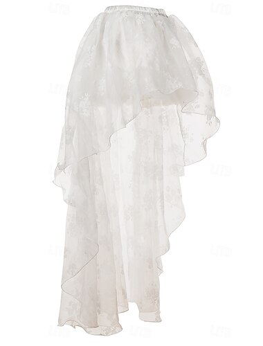  Retro / vintage Punk og gotisk Steampunk Skjørt Goth Girl Med rysjer Kostyme Dame fantasi Steampunk Maskerade Fritid / hverdag Voksen Skjørt