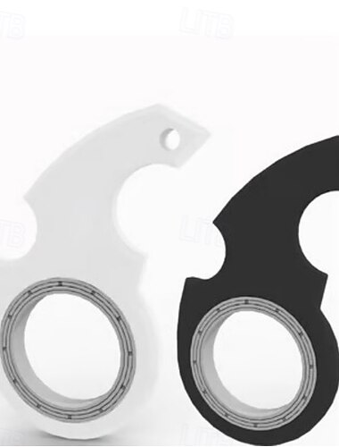  Pacote com 2 chaveiros fidget spinner - brinquedo portátil para alívio do estresse, construção em metal durável, perfeito para adultos e crianças