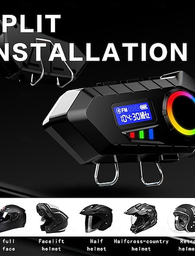  工場OEM K09 FMトランスミッター Bluetoothヘッドセット ヘルメットヘッドセット 耳掛けスタイル ブルートゥース ラジオ 耐久 ステレオ FMラジオ オートバイ