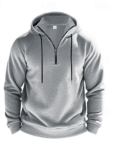  Per uomo Felpa con cappuccio Felpa con cappuccio in pile Aalbicocca Rosso bordeaux Nero Bianco Rosso Con Cappuccio Semplice Patchwork Sport & Outdoor Casuale Quotidiano Streetwear Cool Abbigliamento