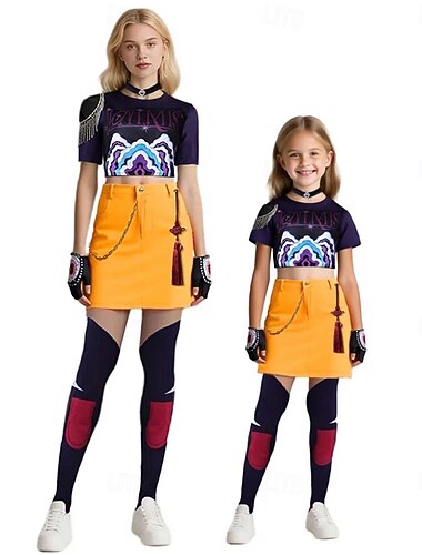  مستوحى من المعبود الكوري نجم البوب زي تأثيري زي المجموعة أزياء فنتازيا تأثيري الفيلم for نسائي للفتيات للأطفال للبالغين عيد الرعب مهرجان أداء كوميك كون معرض الأنمي