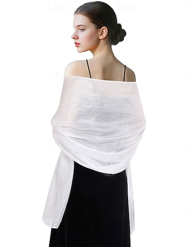  女性用パシュミナショールとイブニングドレス用ラップ、ウェディングショールラップ、女性用ブライダルスカーフ、ブライズメイドスカーフ