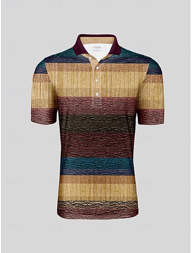  Miesten Poolopaita khaki Lyhythihainen Topit Golfasut Vaatteet Asut Wear Apparel