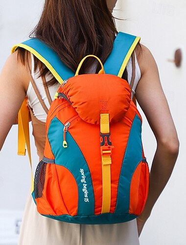  Zaino da escursionismo Impermeabile alla pioggia Esterno Escursionismo Arrampicata Campeggio Nylon Blu Viola Arancione