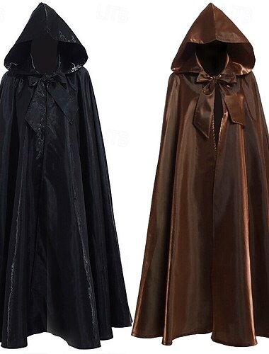  パンク&amp; ゴシック 中世 18世紀 17世紀 ケープ コスプレ衣装 マント 魔女 ペスト ドクター メンズ レディース ユニセックス ハロウィン カーニバル マスカレード ラープ マント 中世のマント