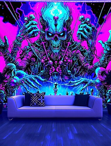  Halloween Σκελετός 森林 Μοντέρνα Σαλόνι Διακοσμήσεις τοίχου πόρτα φόντο