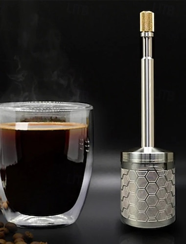  kahvisuodatin finalpress-tyylinen kannettava puristintyyppinen kahvinkeitin uudelleenkäytettävä luova kahvisuodatin helppo manuaalinen keittotyökalu kotitoimistoon matkustamiseen kätevä